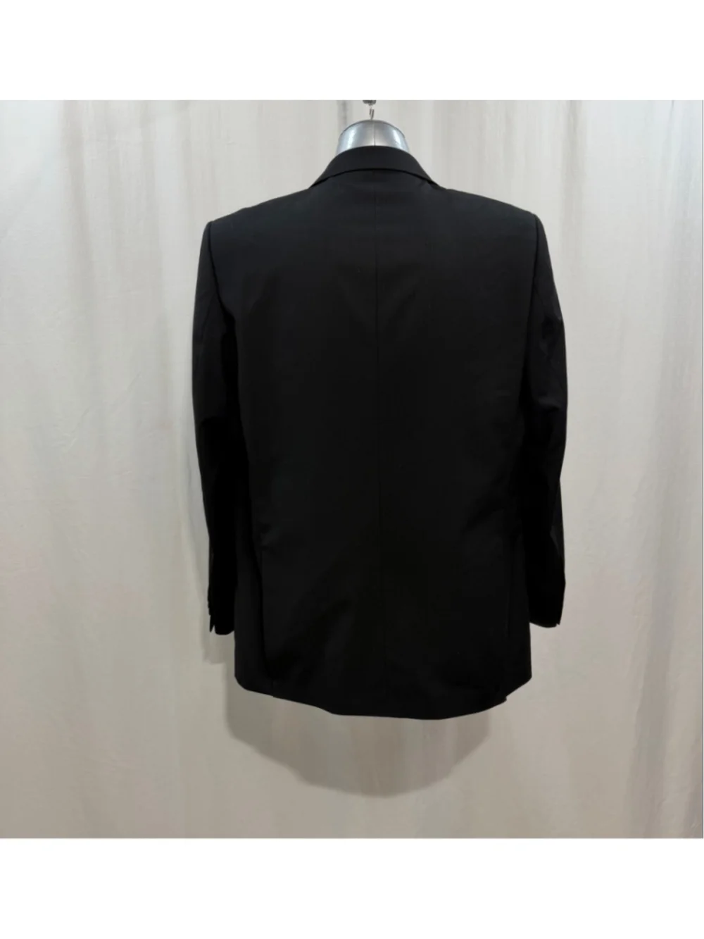 Men's Italian made Black Wool Suit Jacket Size 44R